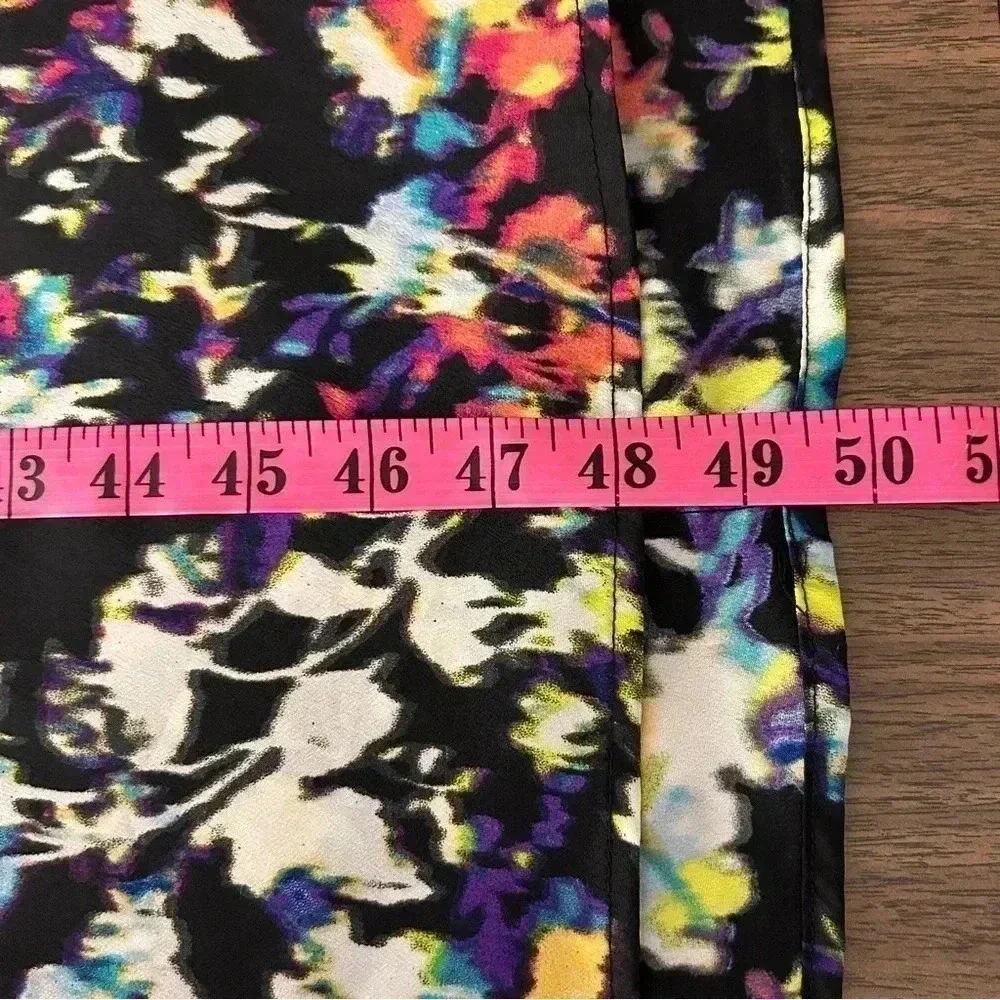 Xhilaration Abstract Watercolor Strapless Maxi Dress S - Picture 10 of 10